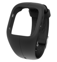 Сменный силиконовый браслет для Polar A300 BLACK