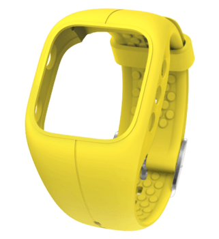 Сменный силиконовый браслет для Polar A300 YELLOW — фото 1