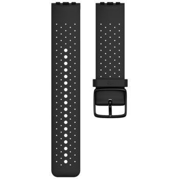 Ремешок силиконовый для часов Polar 22 мм Black M/L