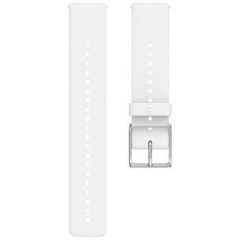 Ремешок силиконовый для часов Polar 20 мм White M/L