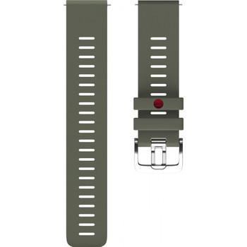 Ремешок силиконовый для часов Polar 22 мм Green M/L