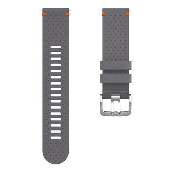 Перфорированный кожаный ремешок для часов Polar 22 мм Gry/Ora M/L