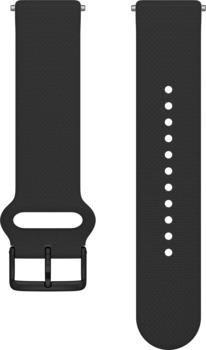 Ремешок силиконовый для часов Polar 20 мм Black S/L