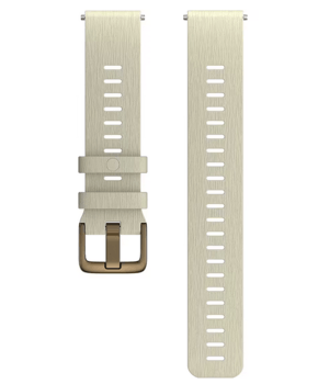 Ремешок силиконовый для часов Polar 20 мм White S/L